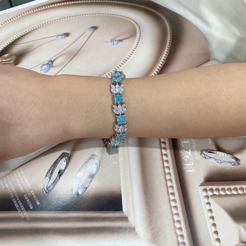 925 silver 1.5ct diamond bracelet