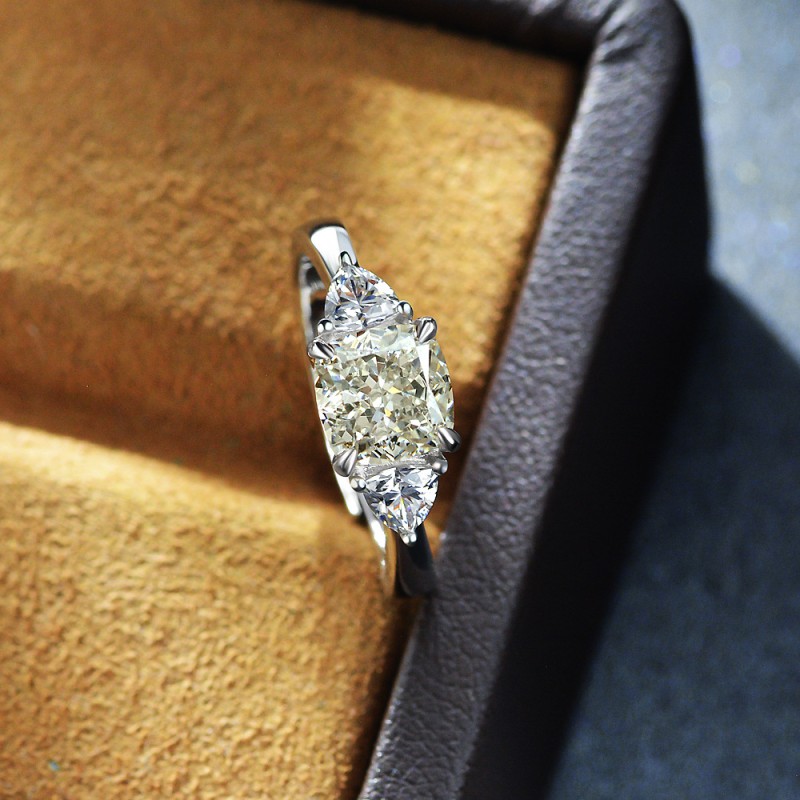 925 silver 1.5ct diamond ring