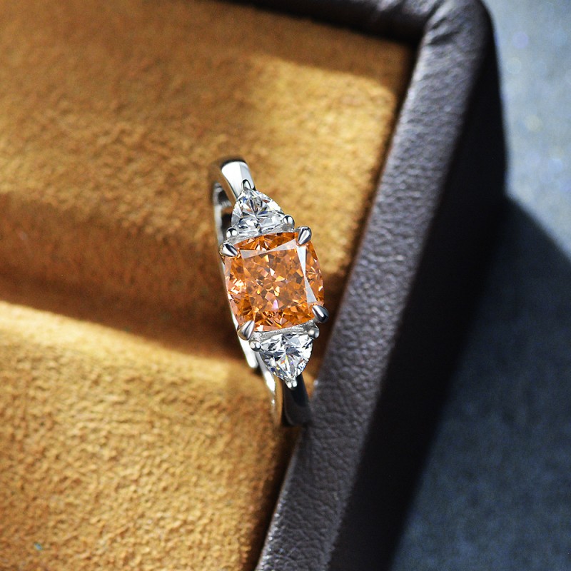 925 silver 1.5ct diamond ring