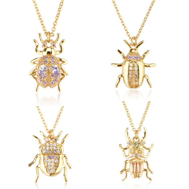 925 silver spider necklace