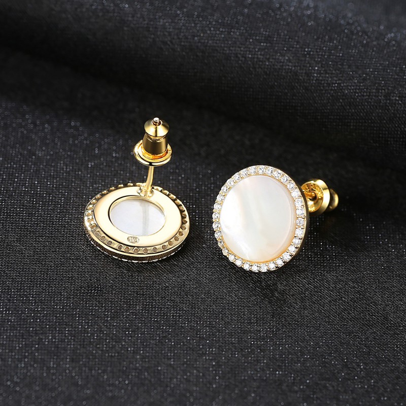 S925 SILVER EARRINGS PEARL STUD