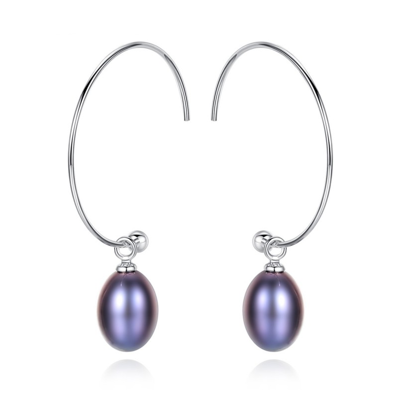 S925 SILVER NATURAL PEARL EARRINGS