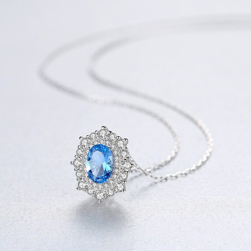 925 silver circle necklace