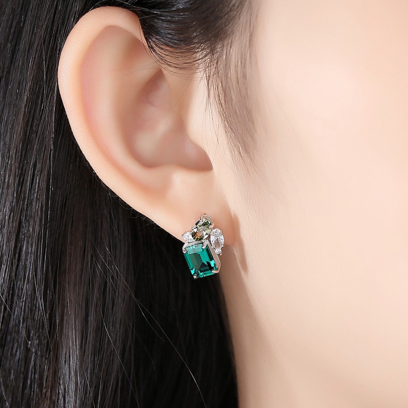 925 silver quadrate earrings