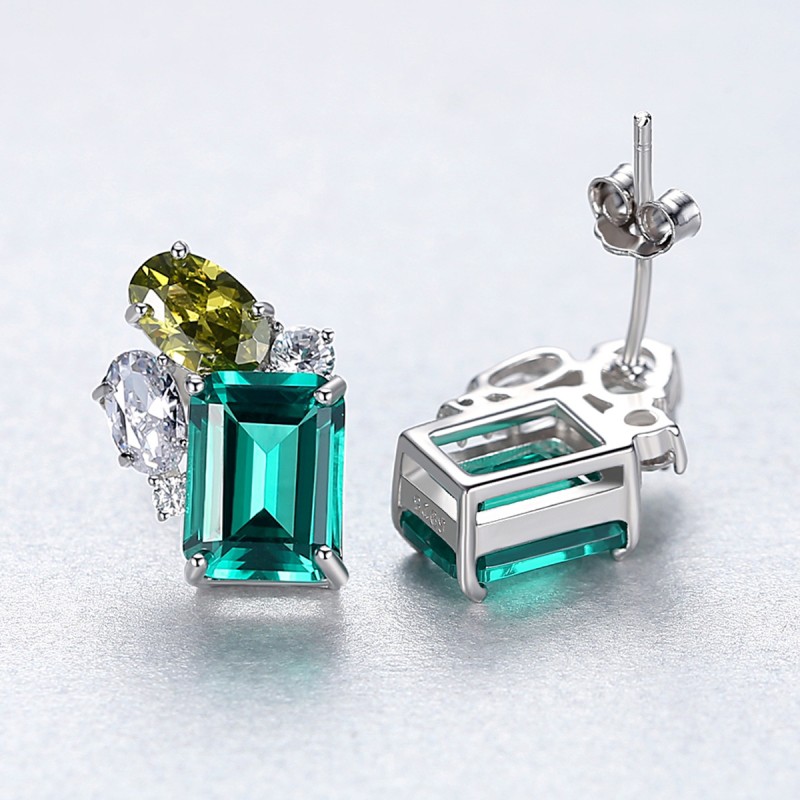925 silver quadrate earrings