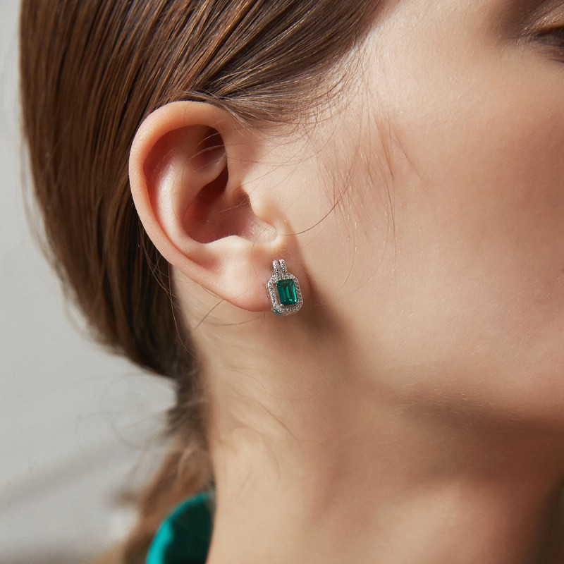 925 silver quadrate earrings