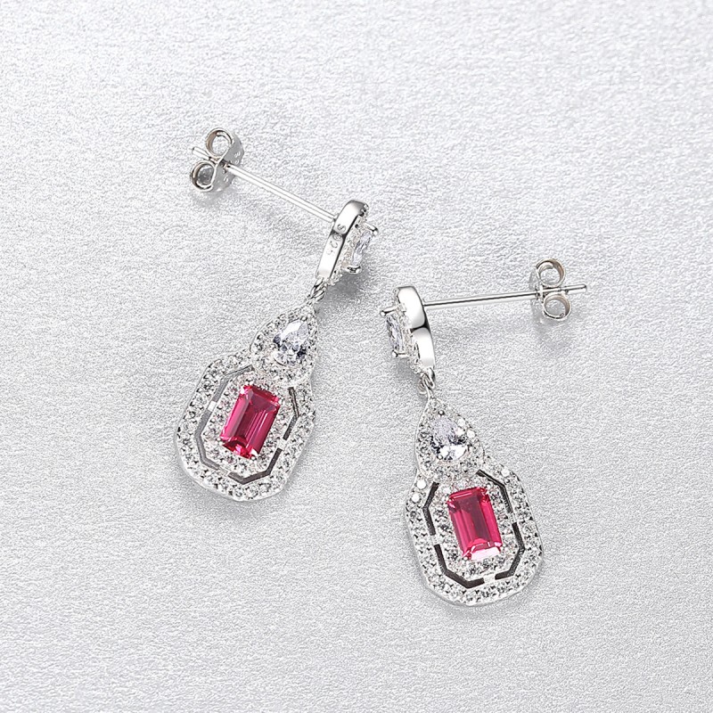 925 silver quadrate earrings