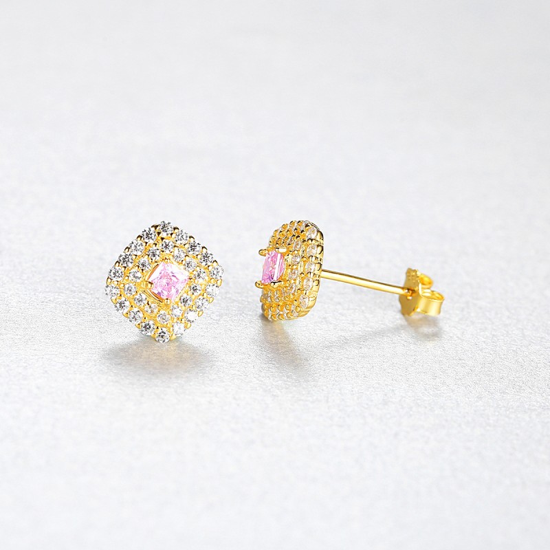 925 silver quadrate earrings