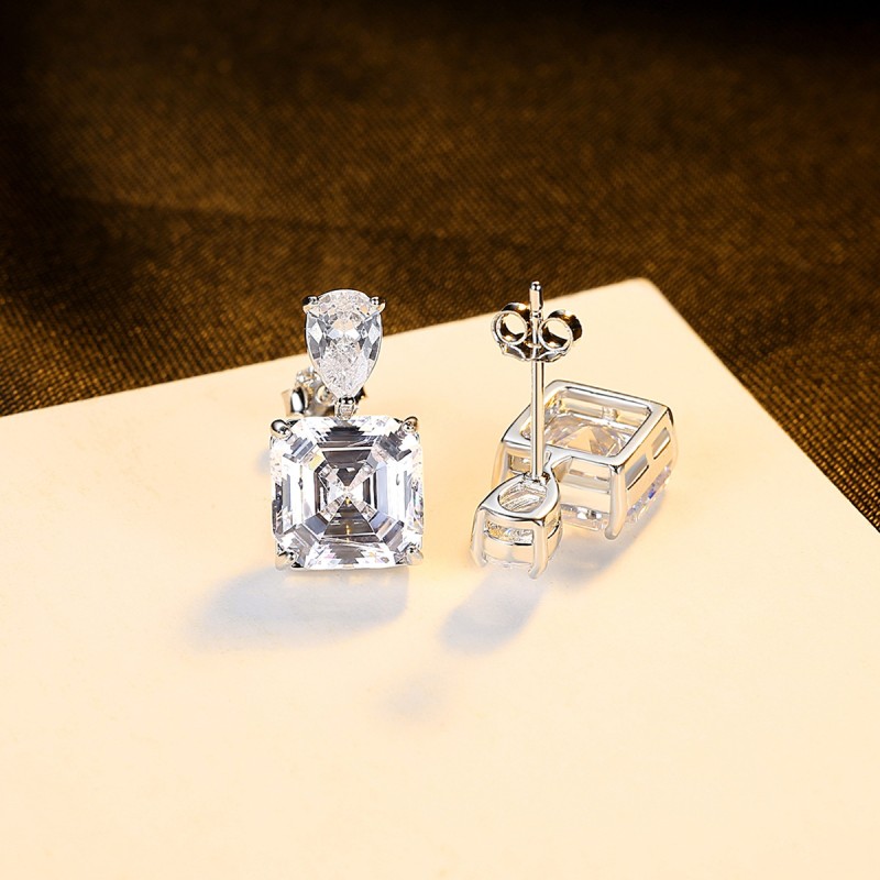 925 silver quadrate earrings