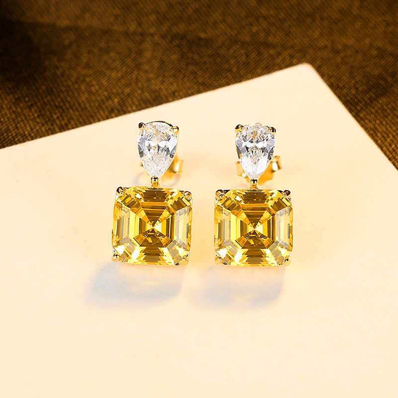 925 silver quadrate earrings