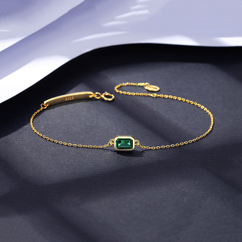 925 silver quadrate bracelet