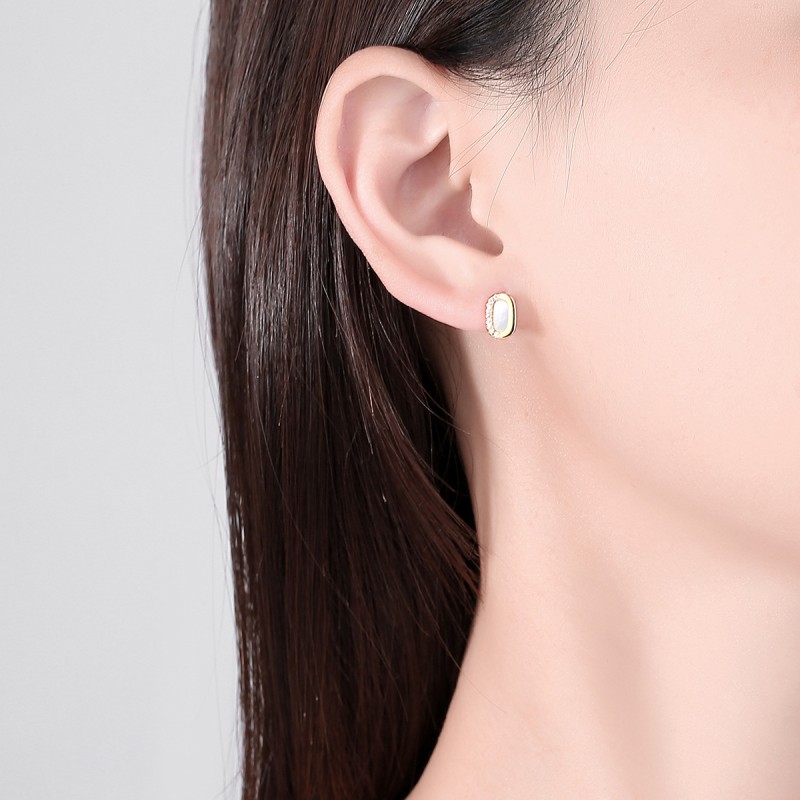 925 silver quadrate earrings