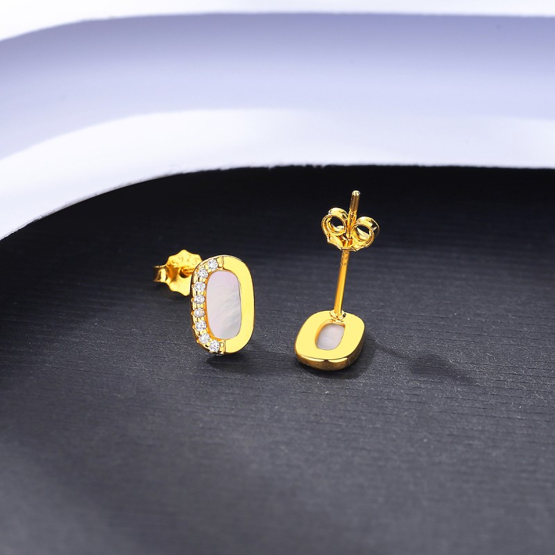 925 silver quadrate earrings