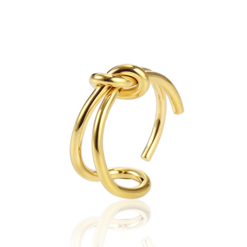 STAINLESS STEEL GOLD PLATED WOMEN RINGS