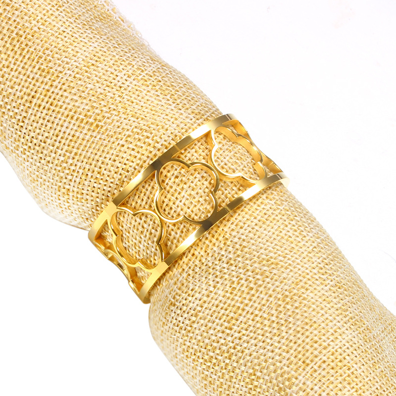 WOMEN STAINLESS STEEL BANGLE BRACELET