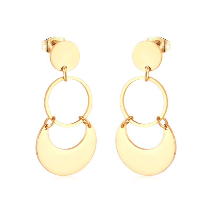 customize high grade jewelry stainless steel earrings