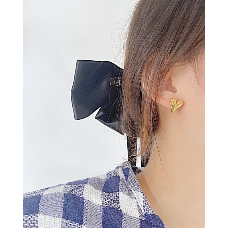 stainless steel  heart earrings