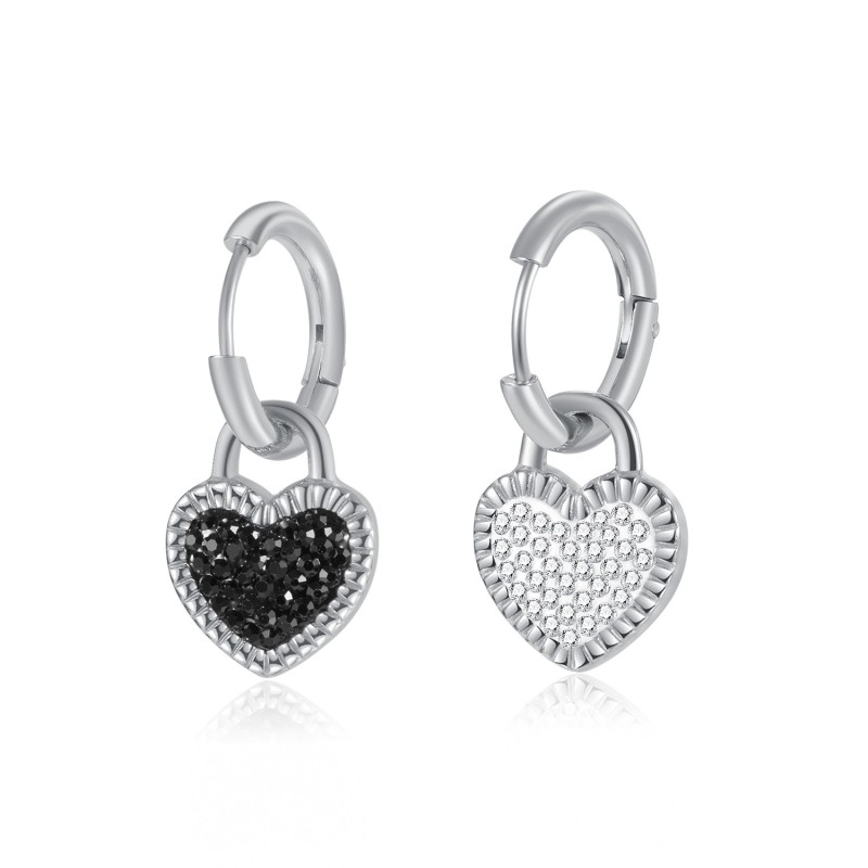 stainless steel  heart earrings