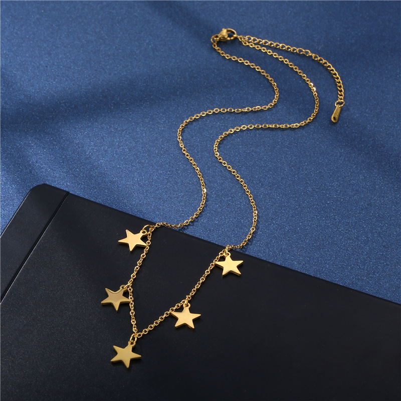 stainless steel star necklace