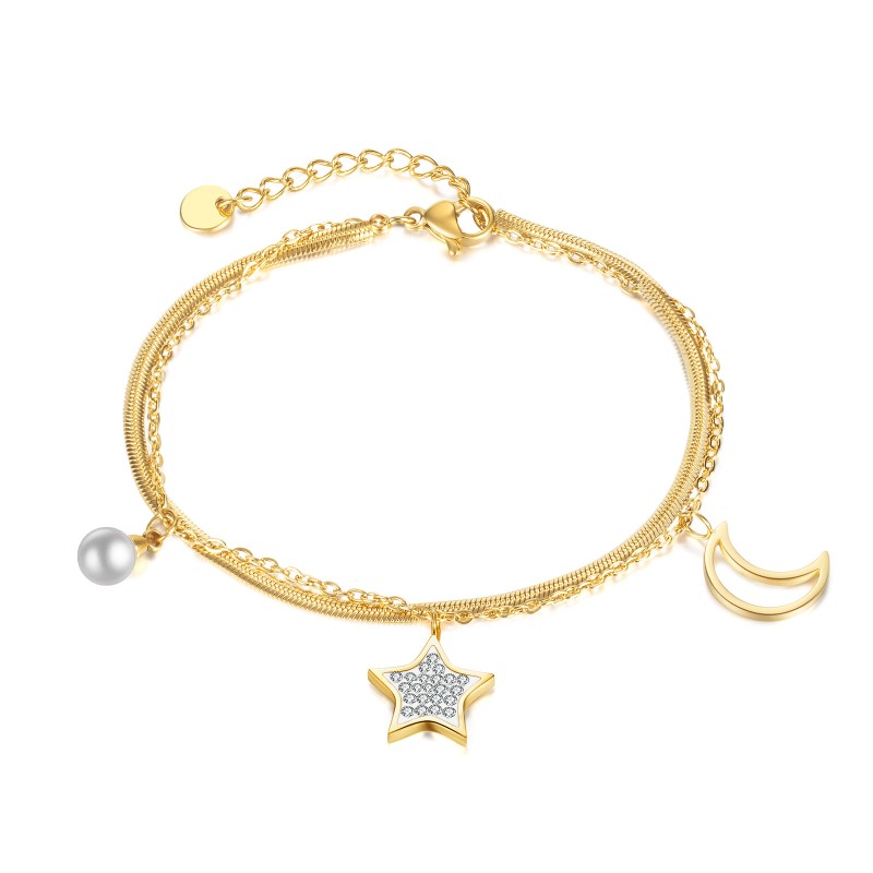 stainless steel star bracelet