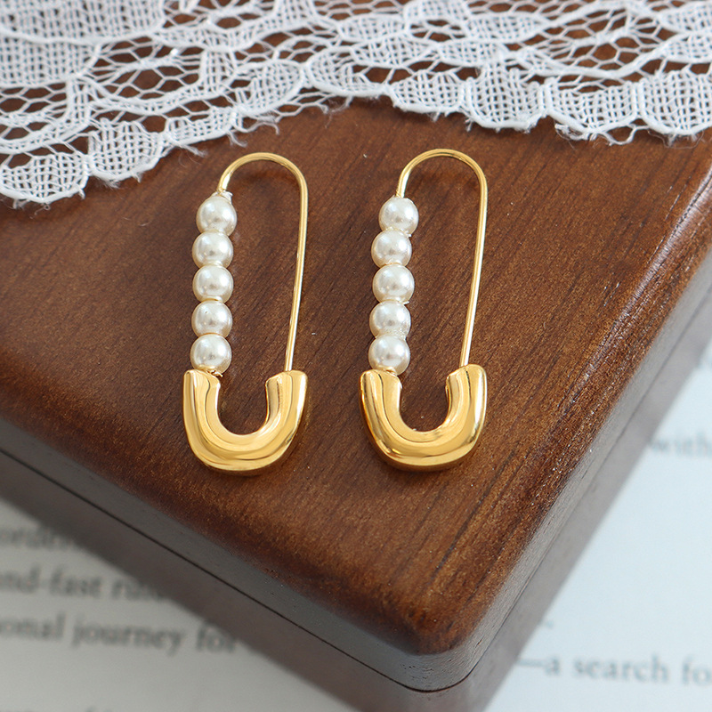 stainless steel circle earrings