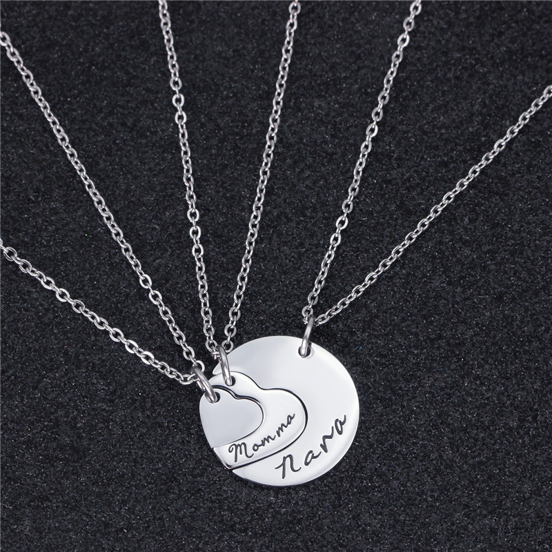 stainless steel Mother's Day Style necklace