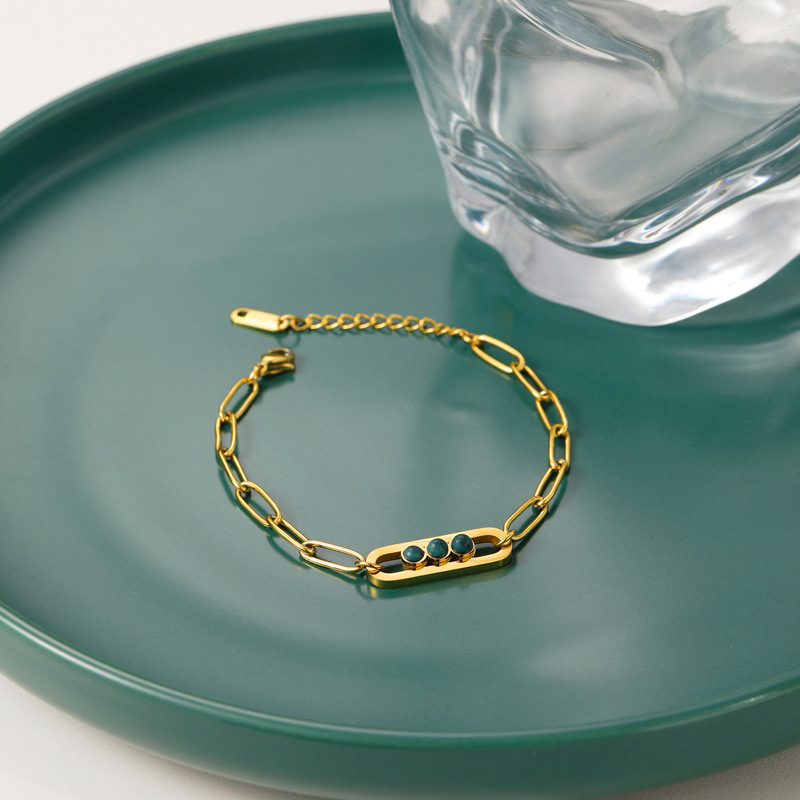 stainless steel square bracelet