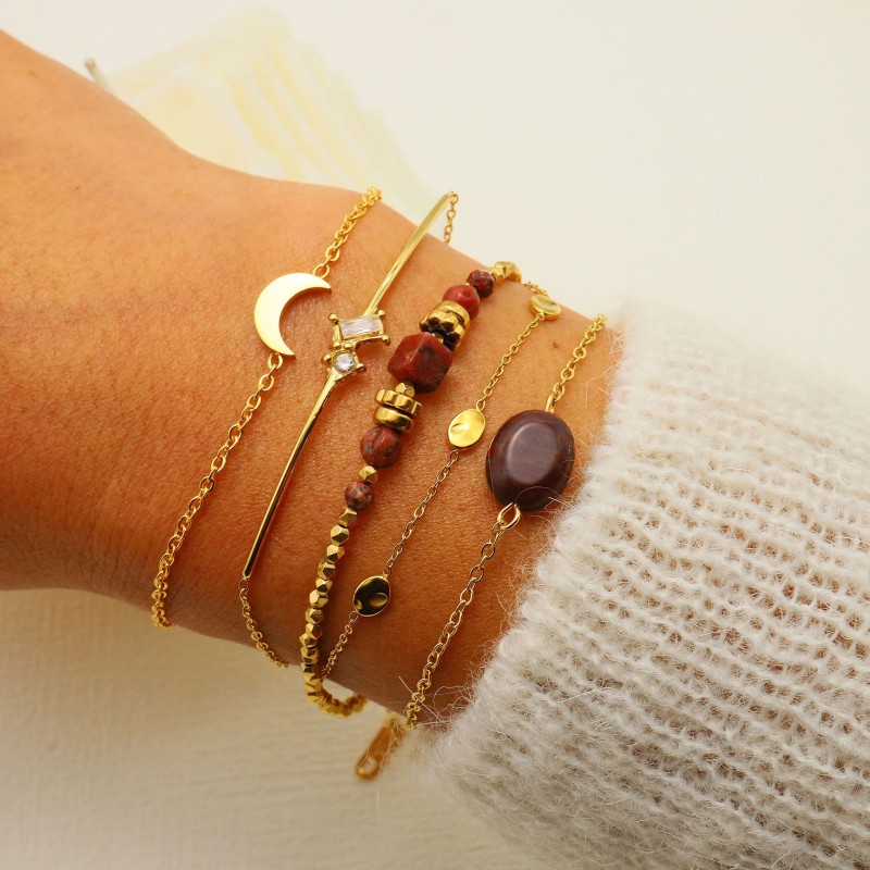stainless steel circle bracelet