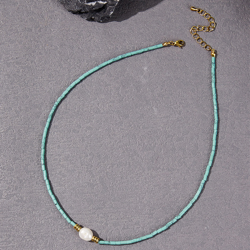stainless steel circle necklace