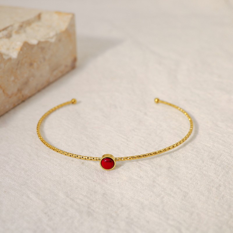 stainless steel circle bracelet