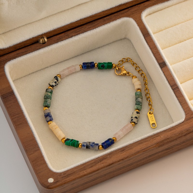 stainless steel circle bracelet