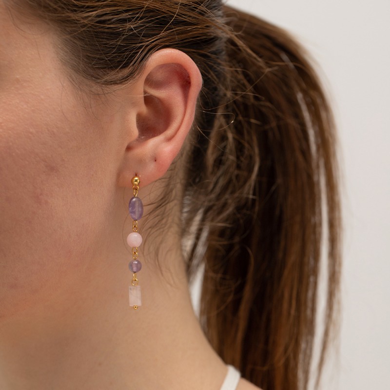 stainless steel circle earrings