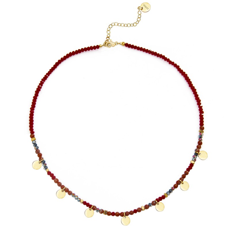 stainless steel circle necklace