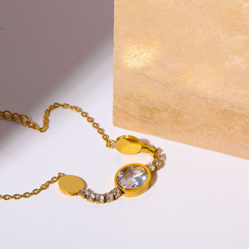 stainless steel necklace bracelet sets