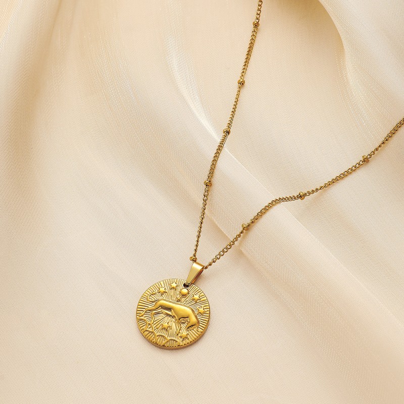 stainless steel constellation necklace