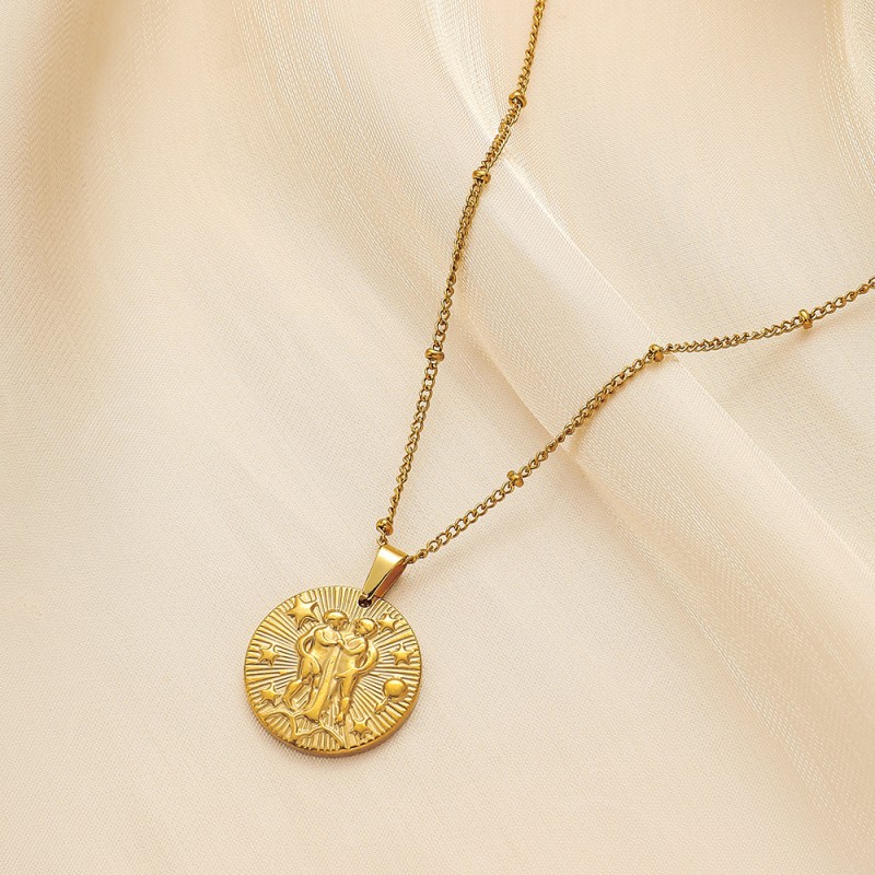 stainless steel constellation necklace