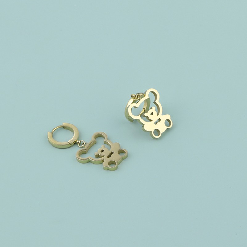 stainless steel animal earrings