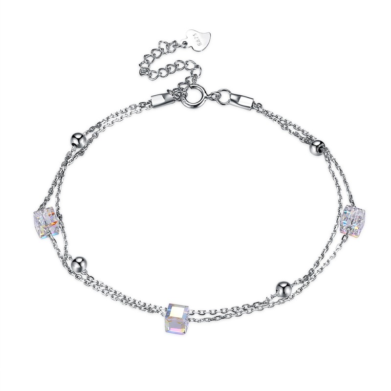 925 silver bracelet with swarovski element