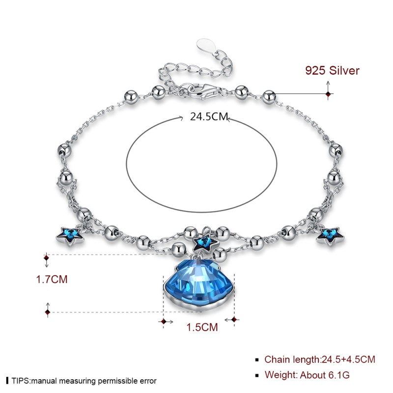 925 SILVER BRACELET WITH SWAROVSKI ELEMENT
