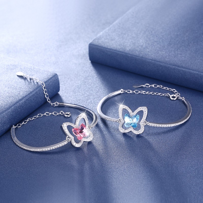 925 silver bracelet with swarovski element