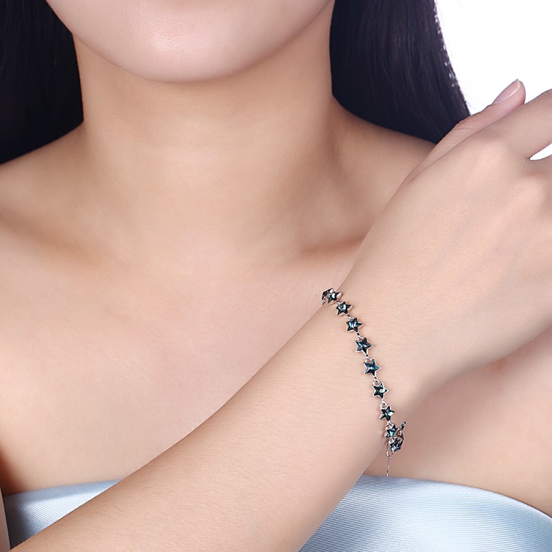 925 silver bracelet with swarovski element