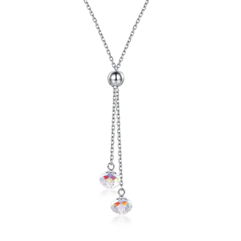 925 SILVER NECKLACE with swarovski element